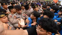 Aksi Mahasiswa di Thamrin Berujung Kericuhan