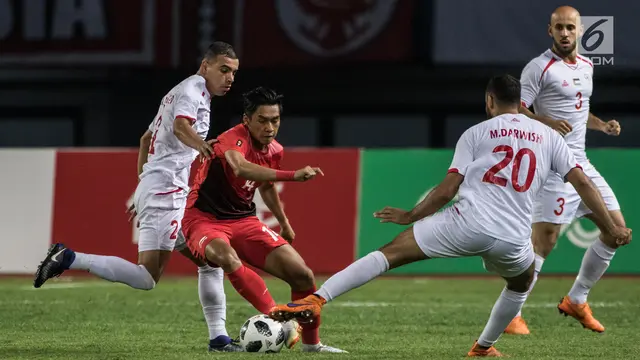 Timnas Indonesia Menyerah dari Palestina