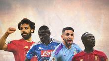 Ilustrasi - Mohamed Salah, Kalidou Koulibaly, Riyad Mahrez, Sadio Mane (Bola.com/Adreanus Titus)