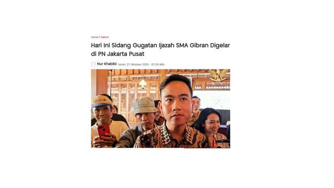 <p>Cek fakta artikel Qodari usulkan Wapres Gibran jadi pahlawan nasional</p>