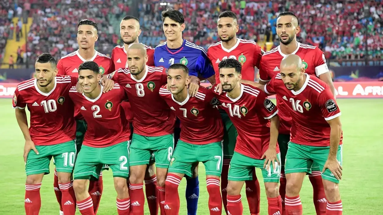 Timnas Maroko. (AFP/Javier Soriani)