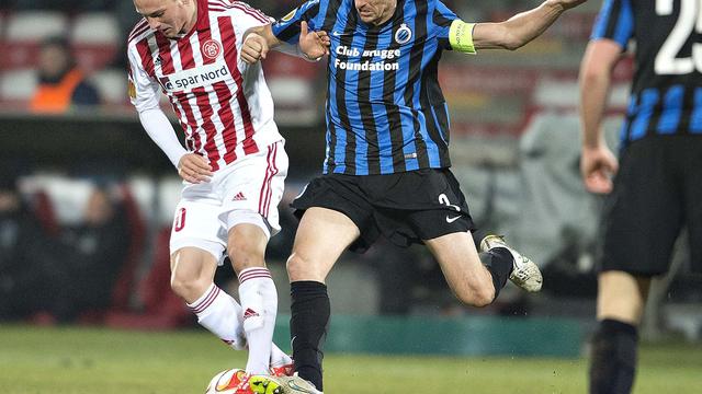 Hasil Liga Europa: Aalborg 1 - 3 Brugge