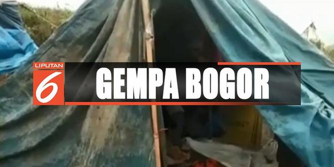 Diguncang Gempa 81 Kali, Warga Bogor hingga Kini Enggan Pulang