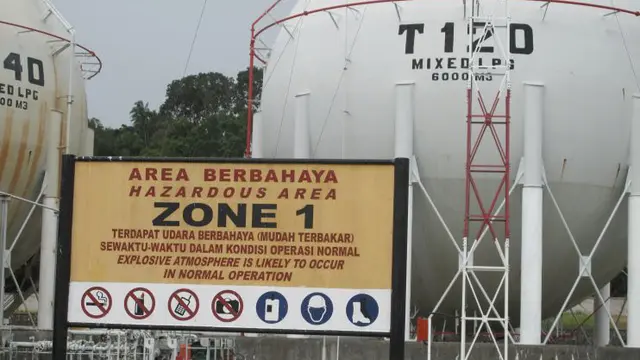Tanki LPG Pertamina