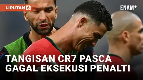 VIDEO: Ekspresi Cristiano Ronaldo Saat Gagal Eksekusi Penalti