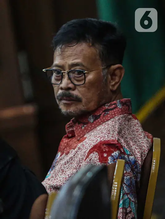Pada kasus ini, JPU pada KPK mendakwa Syahrul Yasin Limpo menerima uang sebesar Rp 44,5 miliar hasil memeras anak buah dan direktorat di lingkungan Kementan. (Liputan6.com/Angga Yuniar)
