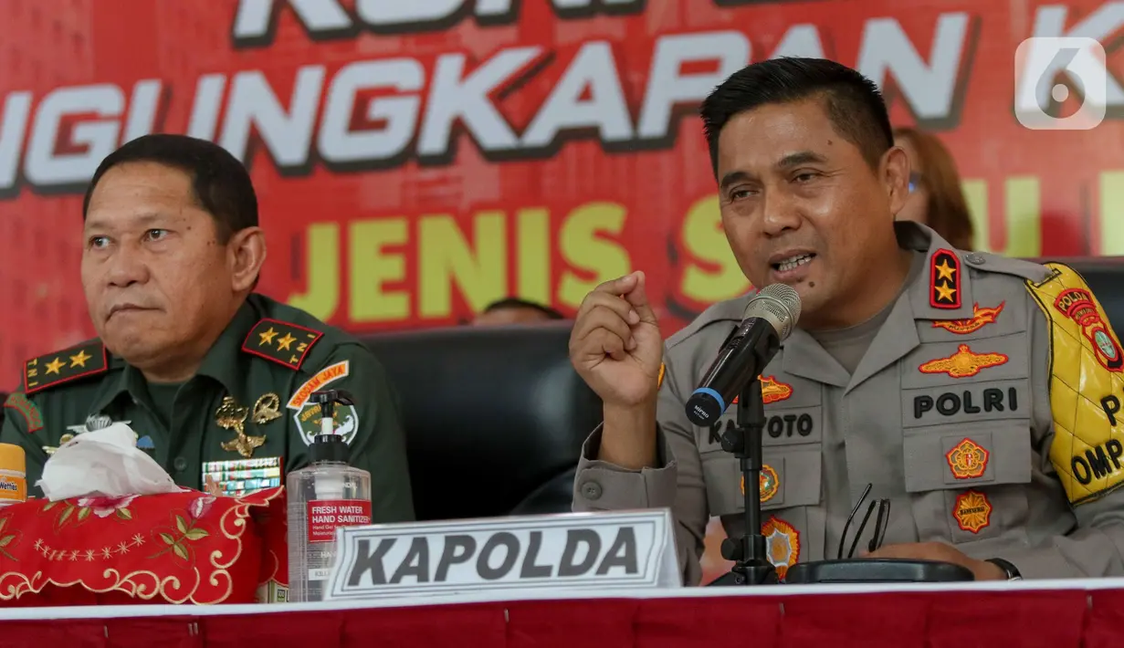 Kapolda Metro Jaya Irjen Pol Karyoto mengatakan pemberantasan narkoba ini merupakan komitmen Polri dalam menindaklanjuti program 'Asta Cita' Presiden Prabowo Subianto. (Liputan6.com/Herman Zakharia)