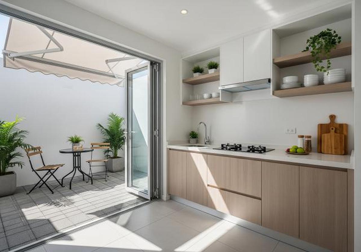 7 Ide Dapur Semi Outdoor Anti Pengap untuk Rumah Tipe 36, Nyaman dan Fungsional