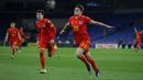 Daniel James. Pemain milik Manchester United berusia 23 tahun ini terkenal dengan kecepatnnya saat beroperasi di sektor sayap. Debutnya di Timnas Wales terjadi pada November 2018 dan hingga kini telah mengumpulkan 20 caps dengan torehan 4 gol. (Foto: AFP/Geoff Caddick)