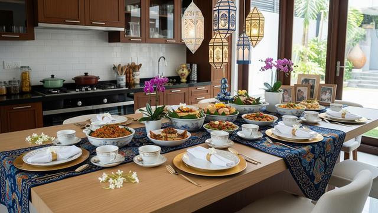 5 Tips Menata Meja Dapur Agar Terlihat Luas Saat Hari Raya, Siap Sambut Tamu