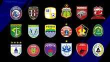 Liga 1 - Ilustrasi BRI Liga 1_18 Logo Peserta Liga (Bola.com/Adreanus Titus)