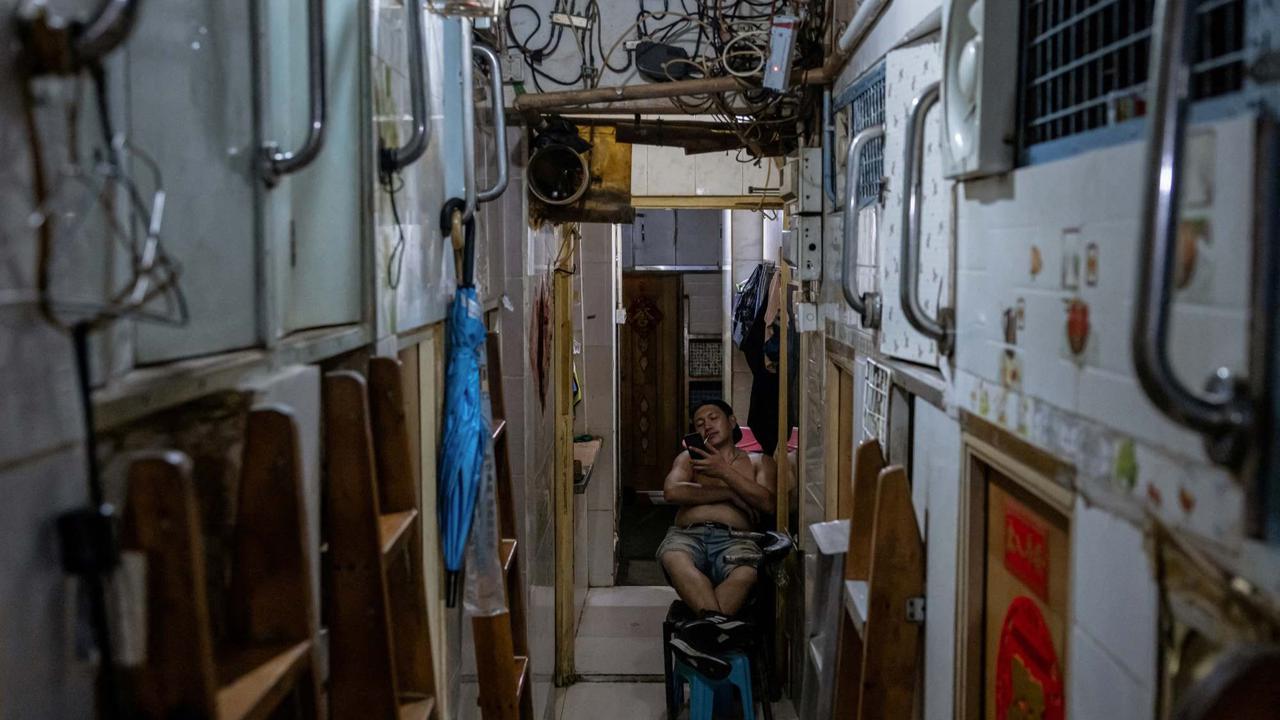Rumah peti mati di Hong Kong