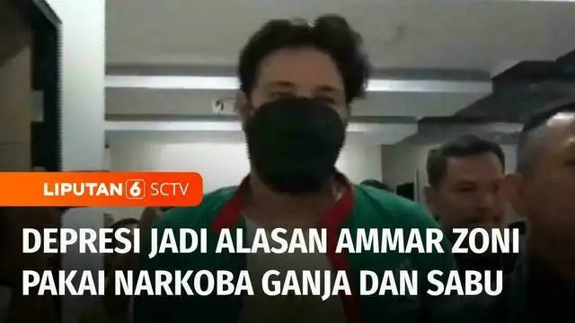 Artis Ammar Zoni mengaku depresi dengan kondisi keluarganya, sehingga mengkonsumsi narkoba jenis ganja dan sabu. Apapun alasannya, Ammar Zoni sudah tiga kali ditangkap karena kasus narkoba dan kini terancam hukuman maksimal 12 tahun penjara.