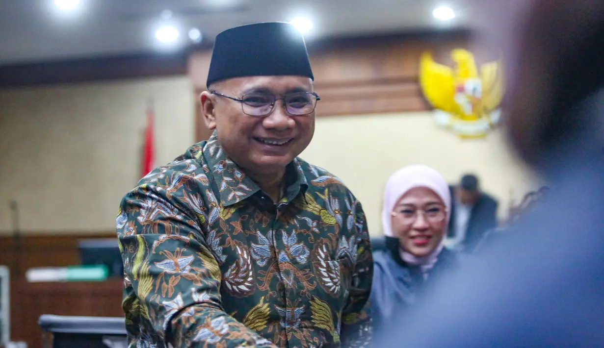 Terdakwa kasus dugaan korupsi kuota haji periode 2023-2024 Yaqut Cholil Qoumas usai mengikuti sidang di Pengadilan Tipikor, Jakarta, Selasa, 11 Agustus 2026. (KLY/Arie Basuki)