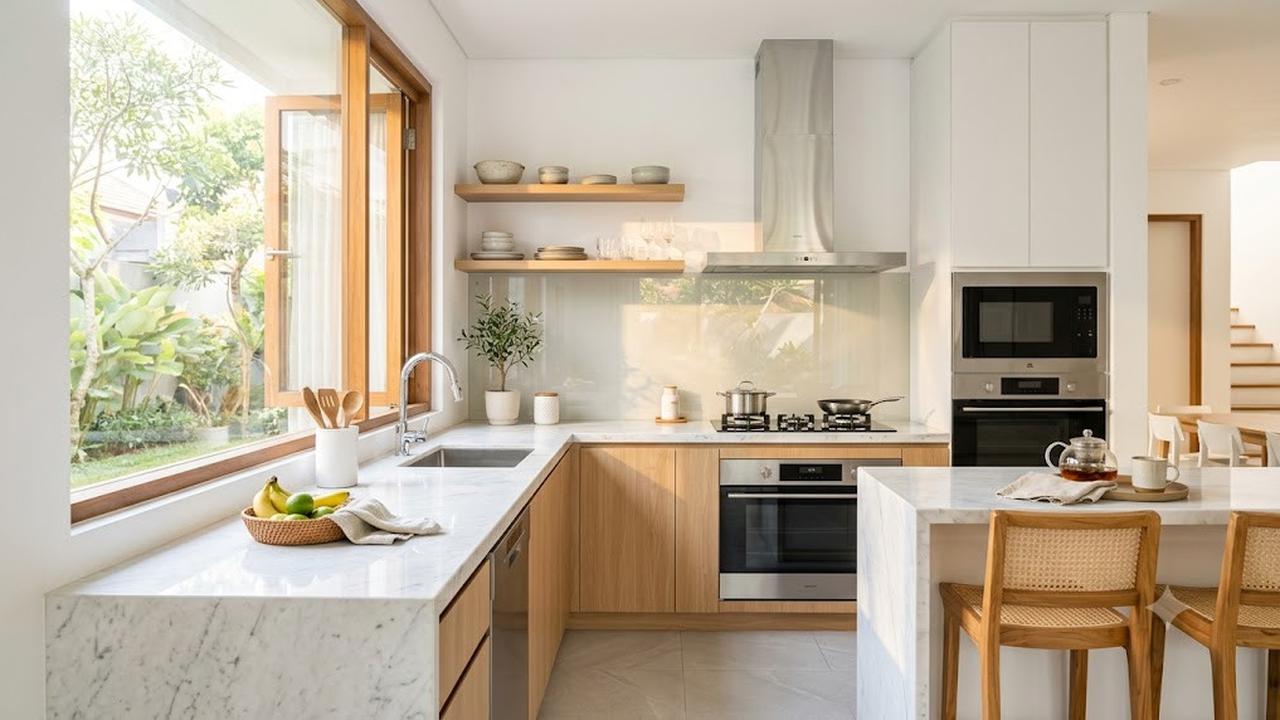 Model Rumah yang Cahaya Paginya Masuk hingga Dapur