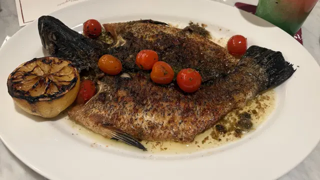 Menu Barramundi khas  Pellegrini’s. Dok. Anisha/Fimela