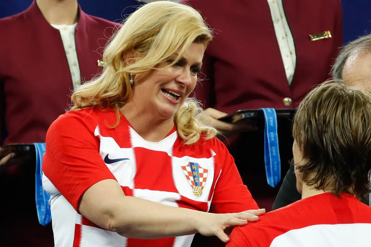 Presiden Kroasia dan Luka Modric