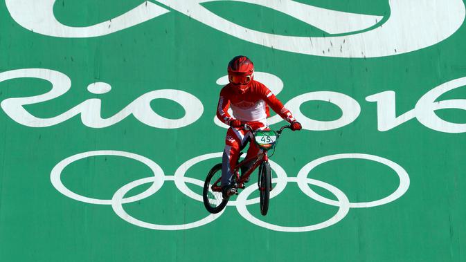  Sepeda  BMX  Asian Games  2021 I Gusti Bagus Saputra Rebut 