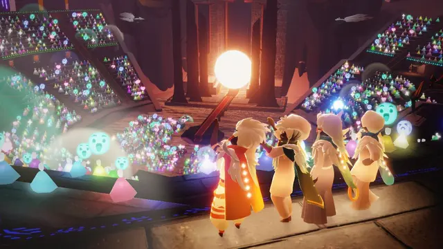 Konser virtual musisi Norwegia Aurora di game Sky: Children of the Light