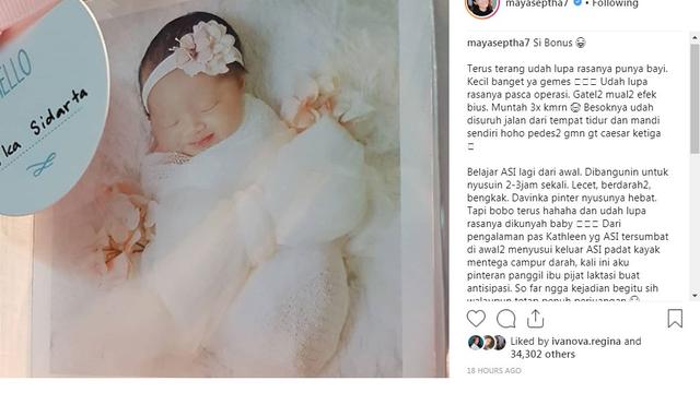 Maya Septha (Foto: Instagram)