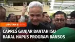 Calon Presiden nomor urut 3, Ganjar Pranowo membantah akan menyetop penyaluran bantuan sosial atau bansos, jika dirinya terpilih sebagai Presiden di 2024. Ganjar menyebut rumor itu tidak benar dan hanya gimik yang sengaja dibuat pihak tidak bertanggu...