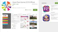 INAPGOC resmi meluncurkan aplikasi Asian Para Games 2018 untuk memudahkan masyarakatkan mengakses seputar informasi. (dok. Google Play)
