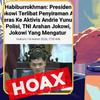 Cek Fakta: Hoaks Artikel Habiburokhman Sebut Jokowi Terlibat Penyiraman Air Keras Aktivis Kontras
