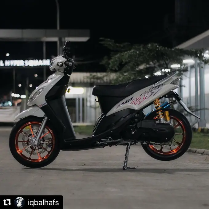 10 Potret Modifikasi Yamaha Mio Sporty Ini Bikin Kepincut, Dulu Motor ...
