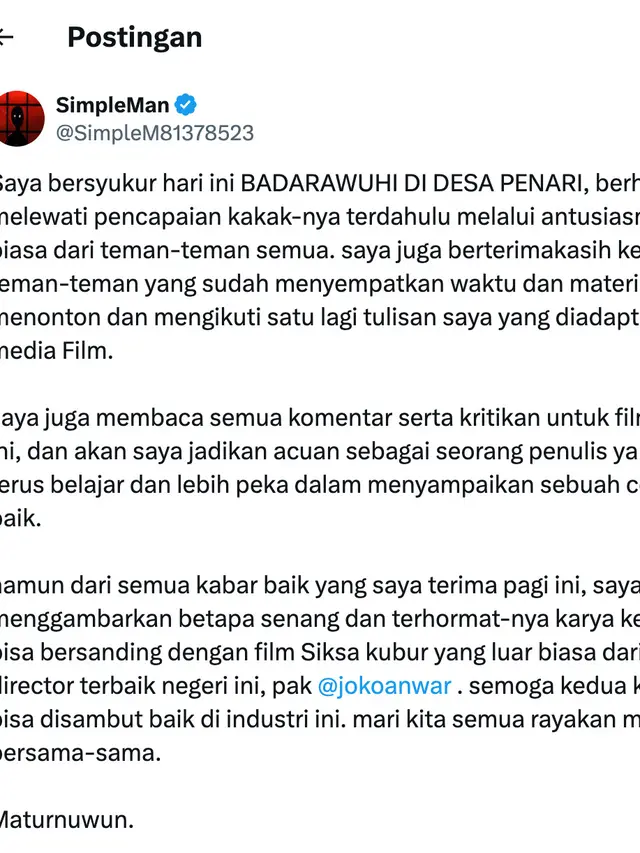 Badarawuhi di Desa Penari