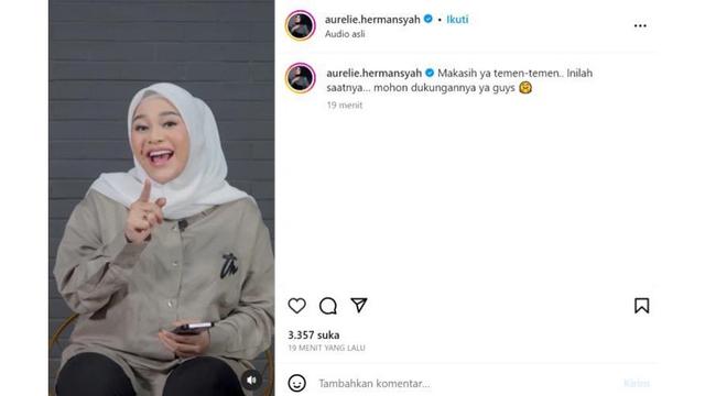 Postingan di Instagram Aurel Hermansyah