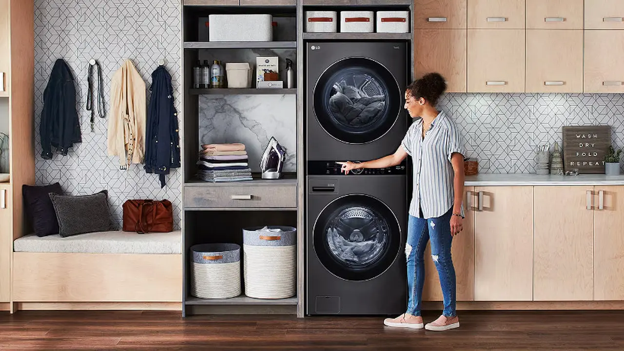 Hemat Tempat, LG WashTower Jadi Solusi Pencucian Pintar All in Once, Mesin Cuci dan Pengering Pakaian!