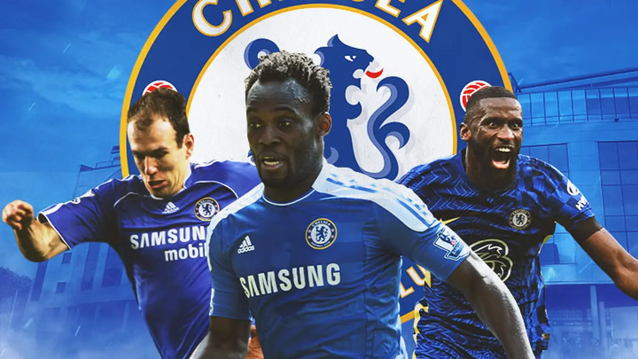 Chelsea - Arjen Robben, Michael Essien, Antonio Rudiger