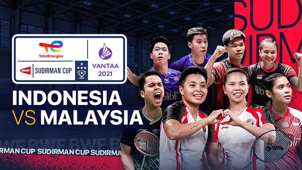 Sudirman Cup 2021 : Indonesia vs Malaysia