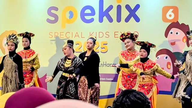 Special Kids Expo (Spekix) 2025 di Jakarta, Sabtu (4/10).