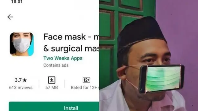 6 Kelakuan Orang Pakai Masker Rangkap Ini Kocak, Bikin Geleng Kepala