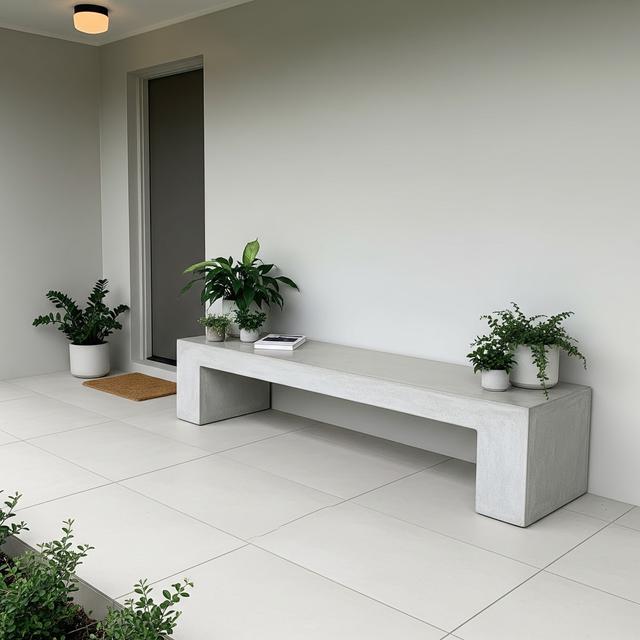 Model Teras Depan Rumah Sempit yang Bisa Jadi Ruang Santai Multifungsi (Image by Gemini AI)