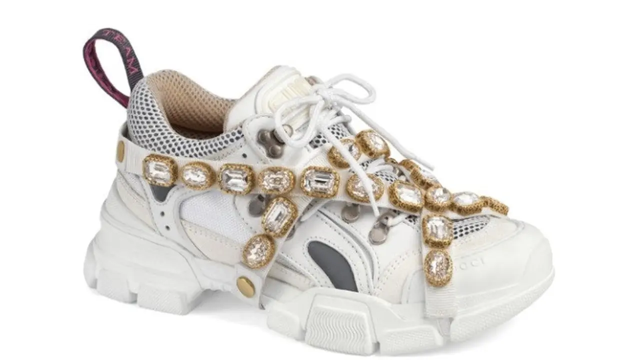 Gucci sneaker bertali kristal (foto: nordstorm)