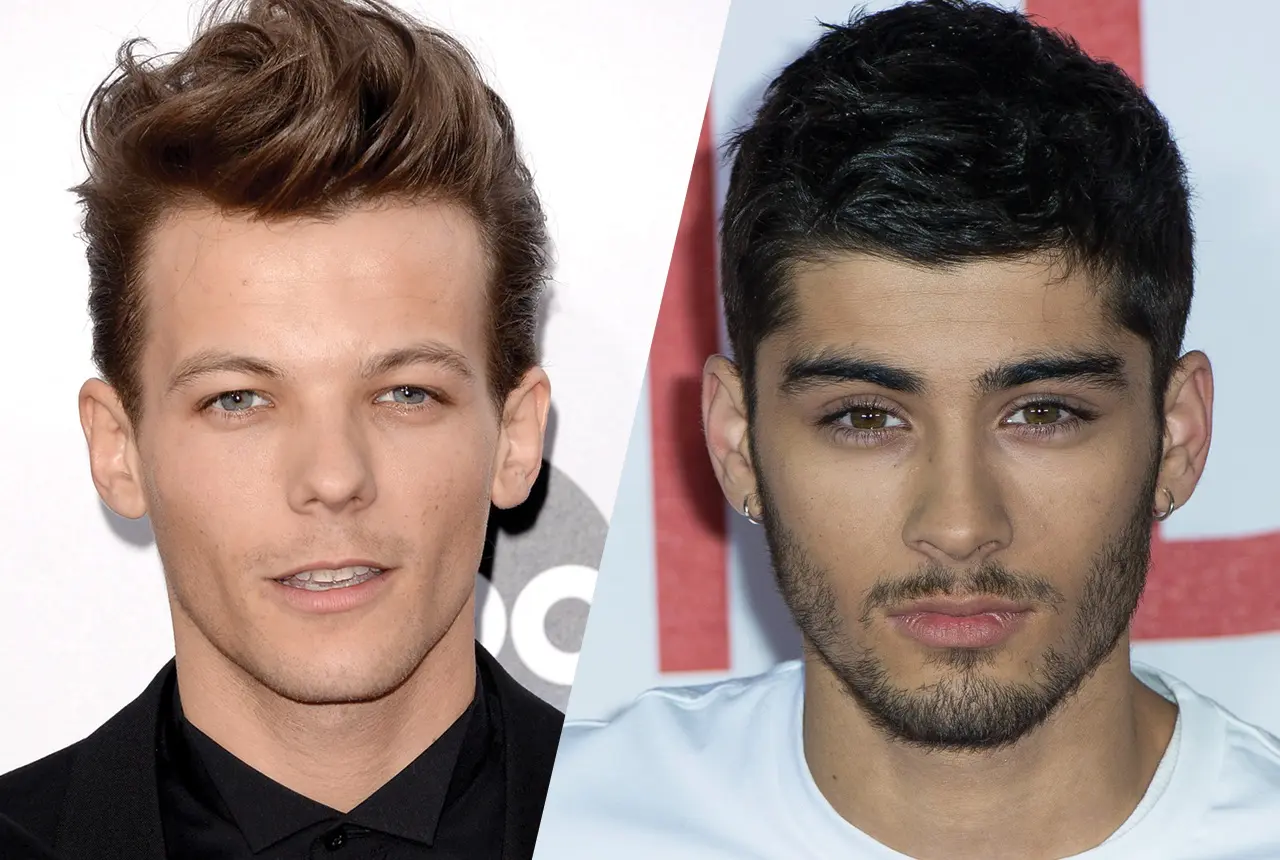 Zayn Malik dan Louis Tomlinson.