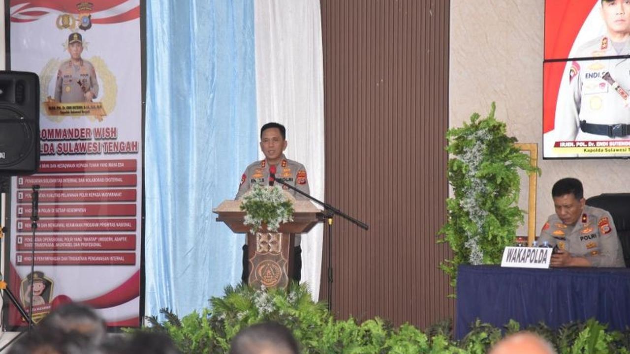 Kapolda Sulteng Perintahkan Peningkatan Kesiapsiagaan Kamtibmas Morut Jelang Hari Buruh dan Dinamika Global