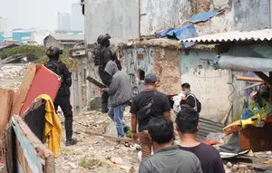 Kampung Boncos Digerebek Lagi, Bong hingga Pipet Sabu Disita