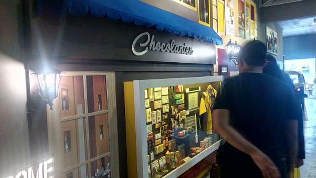 Salah satu sudut pemandangan di museum cokelat PT Tama Cokelat Indoesia di Garut