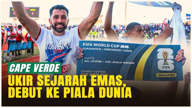 Negara Kecil, Mimpi Besar! Cape Verde Resmi ke Piala Dunia untuk Pertama Kalinya!