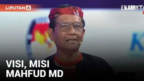 VIDEO: Bahas Korupsi, Ini Dia Visi Misi dan Program Kerja Mahfud MD