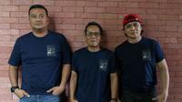 Band Maharya yang terdiri dari Satria Angga, Herman Husin, dan Ruddy Karamoy. (Foto: Liputan6.com/Herman Zakharia)
