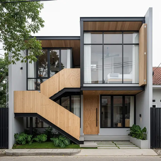 Konsep Split Level untuk Rumah Sempit Modern