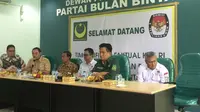 KPU mendatangi kantor DPP Partai Bulan Bintang untuk melakukan verifikasi faktual