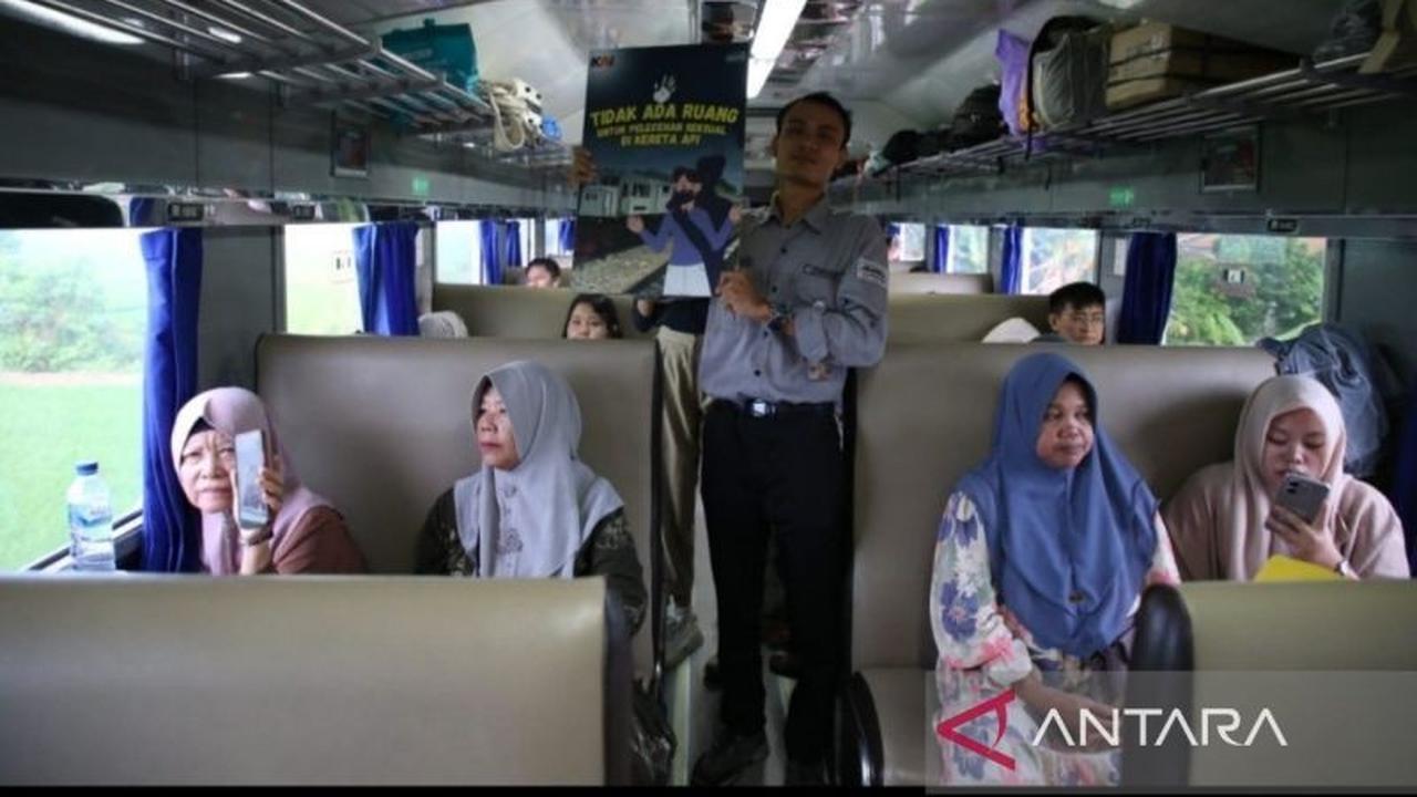 KAI Sumut Gencarkan Sosialisasi Pencegahan Pelecehan Seksual di Kereta Api Demi Keamanan Penumpang