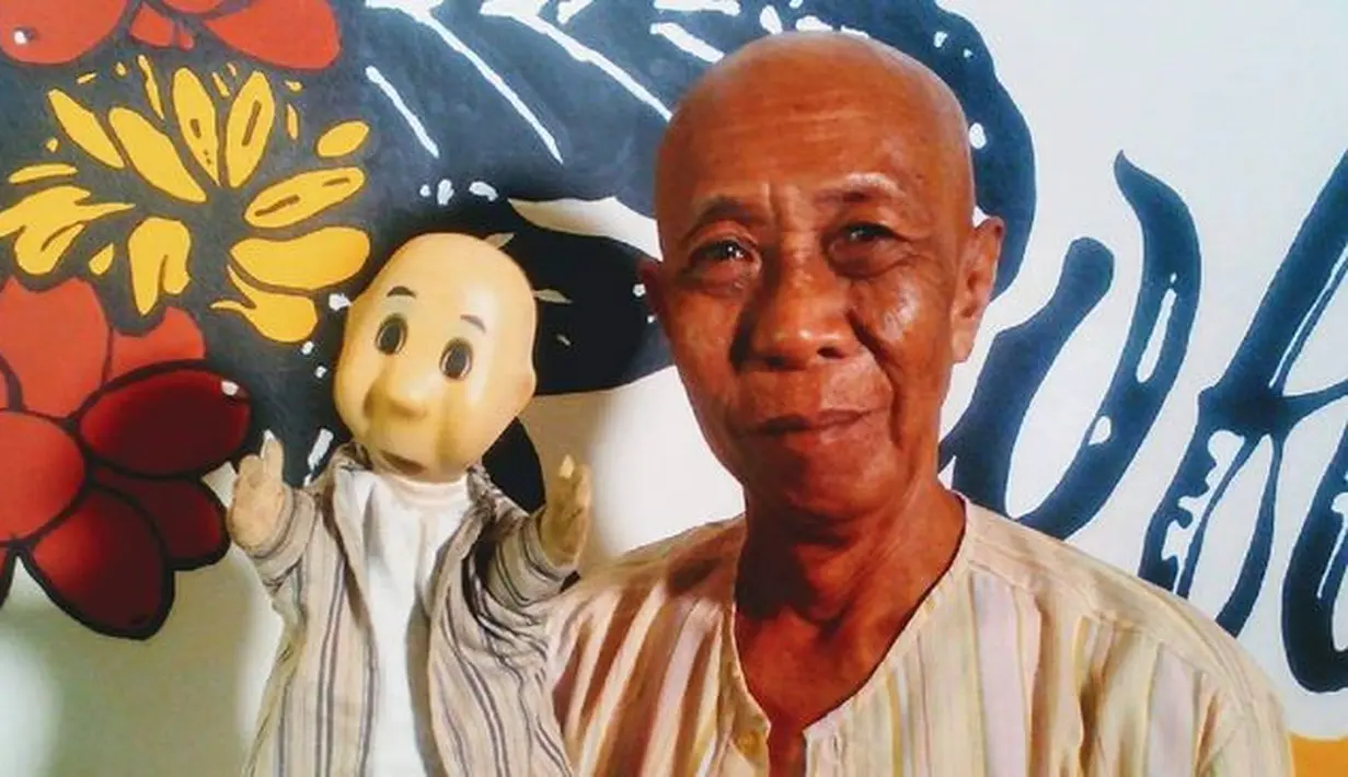 Abdul Hamid, pengisi suara Pak Ogah "Si Unyil". (Sumber: Facebook Eyang Ogah)