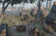 ⁠Potret Perubahan Kota New York dari Tahun 1500 Masih Ditinggali Suku Indian Hingga 2100 Versi AI, Pohon Jadi Beton