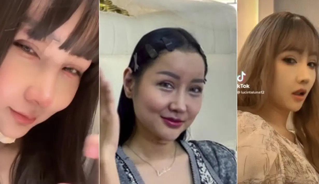 <p>Dalam caption Instagramnya, Lucinta Luna mengatakan meski tuai pro kontra karena wajanya masih bengkak. Ia menyampaikan jika saat kempes nanti akan kaget sebab terlihat mirip Jisoo Blackpink. (@lucintaluna_manjalita)</p>